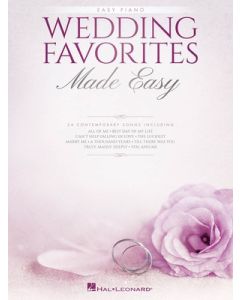 WEDDING FAVORITES MADE EASY EASY PIANO