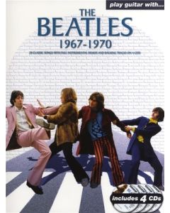 PLAY GUITAR WITH THE BEATLES 1967-1970 BK/4CDS