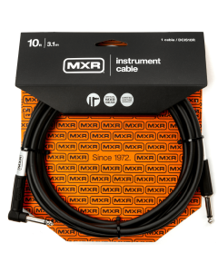 Jim Dunlop MXR 10 FT Standard Straight to Right Angle Instrument Cable