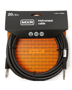 Jim Dunlop MXR 20 FT Standard Straight to Straight Instrument Cable