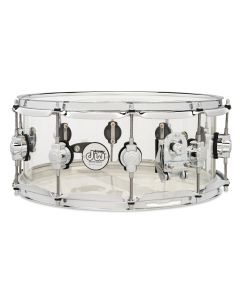 DW Design 5.5" x 14" Clear Acrylic Snare Drum