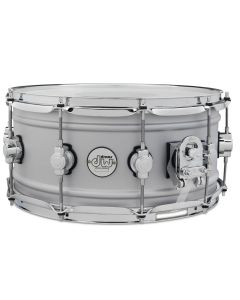 DW Design Series 6.5x14" Snare Drum in Matte Aluminum