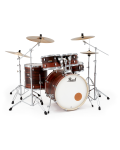 Pearl Decade Maple Exotic 22" Drum Kit w/HW in Matte Dark Walnut