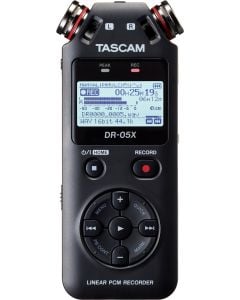 Tascam DR 05X Stereo Handheld Digital Audio Recorder and USB Audio Interface