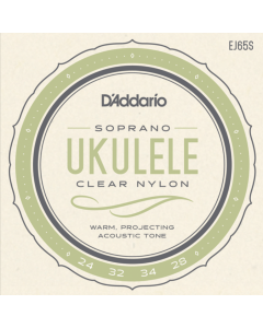 D'Addario EJ65S Pro Arte Custom Extruded Nylon Ukulele Strings Soprano