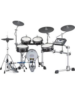 Yamaha DTX10K-X TCS Heads (Textured Cellular Silicone) Electronic Drum Kit in Black Forest