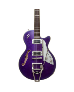 Duesenberg Starplayer TV Electric Guitar in Galaxy Burst Purple