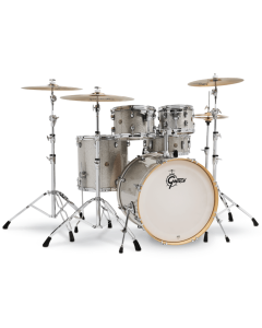 Gretsch Catalina Maple 5 Piece Drum Kit in Silver Sparkle