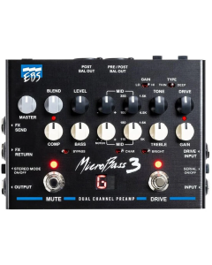 EBS MicroBass 3 Professional Outboard Preamp Pedal