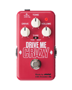 EBS Drive Me Crazy Distortion/Overdrive Pedal