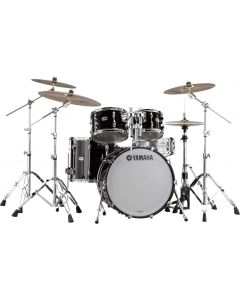 YAMAHA RECORDING CUSTOM DRUM KIT IN EURO SIZES SOLID BLACK 1