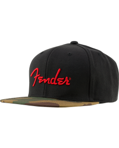 Fender Camo Flatbill One Size Fits Most Hat in Camo 