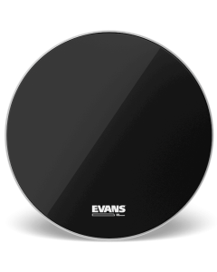 Evans EQ3 Resonant Black  No Port 18" Bass Drum Head