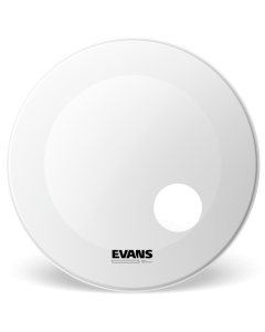 Evans EQ3 Resonant Coated White 24" Bass Drum Head
