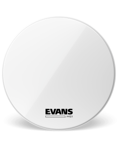 Evans MS1 White Marching 28" Bass Drum Head