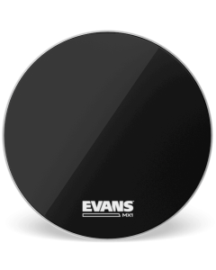 Evans MX1 Black Marching 28" Bass Drum Head