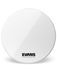 Evans MX1 White Marching 22" Bass Drum Head