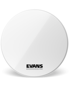 Evans MX1 White Marching 28" Bass Drum Head