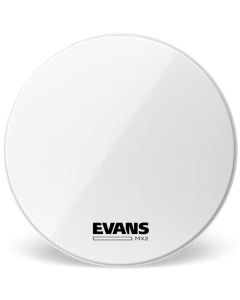 Evans MX2 White Marching 32" Bass Drum Head