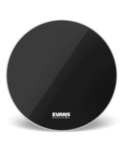 Evans EQ3 Resonant No Port 16" Black Tom Hoop Bass Drum Head