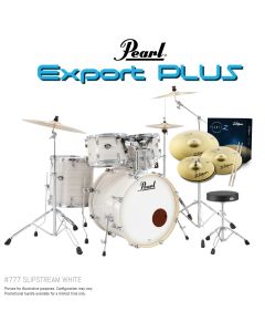 Pearl Export Plus 20" Fusion Kit Package in Slipstream White