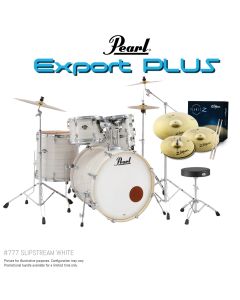 Pearl Export Plus 22" Fusion Plus Kit Package in Slipstream White