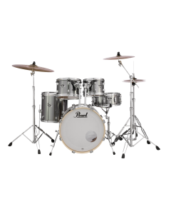 Pearl Export 20" Fusion 5 Piece Drum Kit in Smokey Chrome