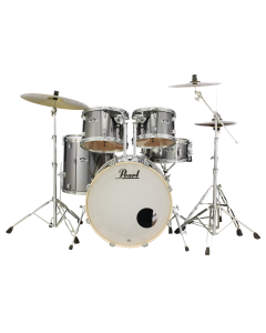 Pearl EXX Export Plus 22" Fusion 5 Piece Drum Kit in Smokey Chrome