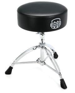 Mapex 600 Series Double-braced Legs Round Top Drum Throne