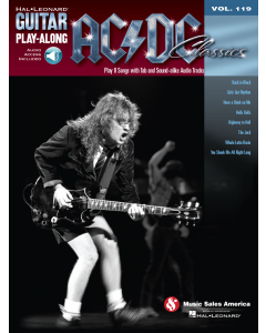 AC/DC Classics Guitar Play Along Volume 119 Book & OLA