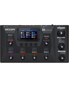 Zoom B6 Bass Effects & Amp Simulator