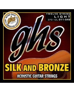 GHS 370 12L  Silk and Bronze Bass Guitar String 11-49 Gauge