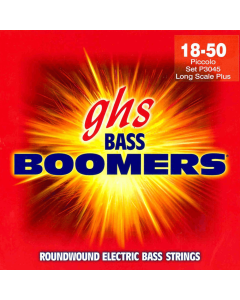GHS P3045 Extra Long Scale Bass Boomers Strings Piccolo 18-50 Gauge