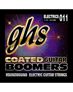 GHS CBGBM Coated Boomers Medium Electric Guitar Strings 11-50 Gauge