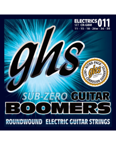 GHS CRGBM Subzero Boomers Medium Electric Guitar Strings 11-50 Gauge
