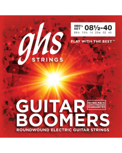 GHS GB8 1/2 Boomers Ultra Light Electric Guitar Strings 8.5-40 Gauge