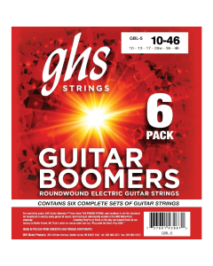 GHS GBL5 Light Boomers Electric Guitar Strings 5Pack 10-46 Gauge