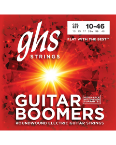 GHS GBL Boomers Light Electric Guitar Strings 10-46 Gauge