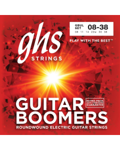 GHS GBUL Boomers Ultra Light Electric Guitar Strings 8-38 Gauge