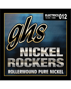 GHS 1400 Nickel Rockers Wound 3rd Electric Guitar Strings 12-54 Gauge
