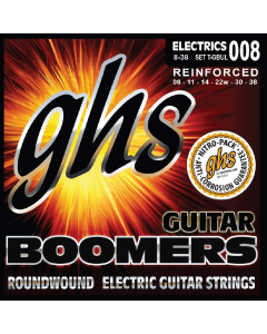 GHS TGBUL Reinforced Boomers Ultra Light Electric Guitar Strings 8-38 Gauge