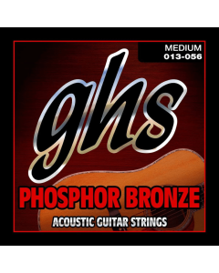 GHS S335 Standard Medium Phosphor Bronze Acoustic Guitar Strings 13-56 Gauge