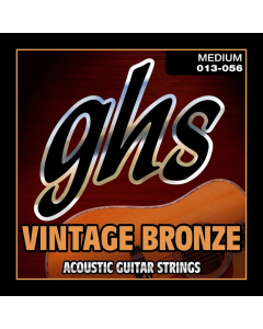GHS VNM Medium Vintage Bronze Acoustic Guitar Strings 13-56 Gauge
