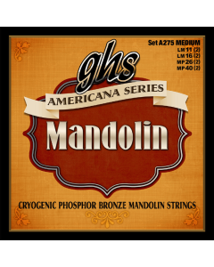 GHS A275  Americana Series Phosphor Bronze Mandolin Strings Medium  11-40 Gauge