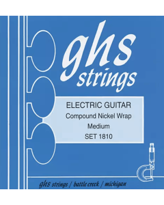 GHS 1810 Composite Nickel Rollerwound Electric Guitar Strings 12-54 Gauge
