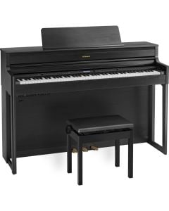 Roland HP704 Digital Piano in Charcoal Black