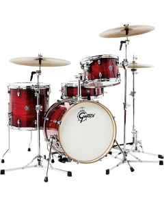 Gretsch Catalina Club Jazz 4 Piece Shell Pack in Red Satin Flame