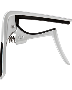 Jim Dunlop Trigger Fly Curved Capo in Satin Chrome