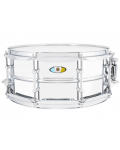 Ludwig LU6514SLDIR 6.5" x 14" New Supralite Steel Snare Drum