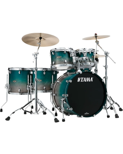 TAMA Starclassic Walnut Birch 5 Piece Shell Pack in Satin Sapphire Fade